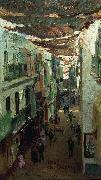 Ilya Repin Street of the Snakes in Seville oil painting on canvas